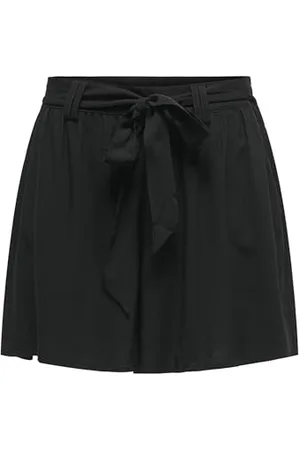 ONLY Onlnova Life Vis Jasmin Shorts Solid Pantaloncini Bermuda, , M Donna