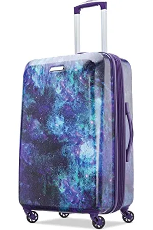 American Tourister Moonlight Hardside - Valigia espandibile con ruote girevoli, , Checked-Medium 24-Inch, Moonlight Hardside - Valigia espandibile con ruote girevoli