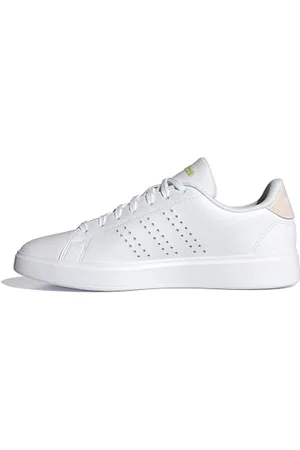 adidas Advantage 2.0 Shoes, Scarpe Donna, Cloud White/Putty Mauve/Gold Met, 44 EU
