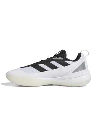 adidas Front Court Shoes, Scarpe da Basket Unisex-Adulto, Cloud White/Core Black/Cloud White, 42 EU