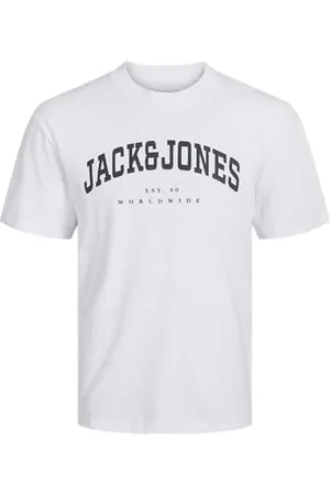 JACK & JONES JACK&JONES JUNIOR JJECALEB Varsity Tee SS O-Neck SN Jnr, T-Shirt Bambino,