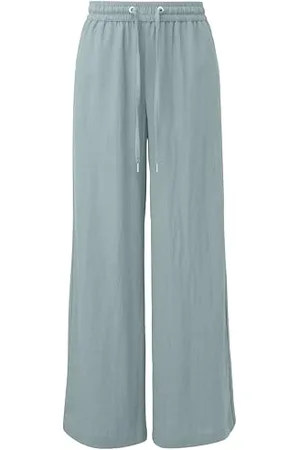 QS by s.Oliver 2162961 Pantaloni Lunghi in Lino, , 40W x 32L Donna