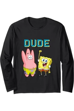 Spongebob Sponge Bob - Patrick Dude Maglia a Manica