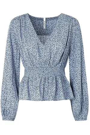 Pepe Jeans Jarita, Camicia Donna, (Steel Blue),S