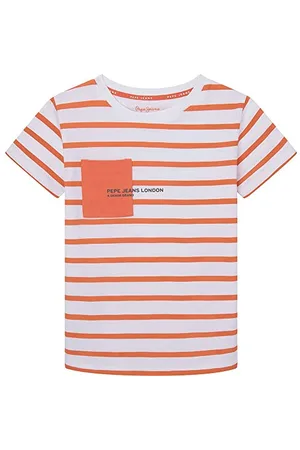 Pepe Jeans Blake, T-Shirt Bambini e ragazzi, Arrancione (Squash Orange),14 anni