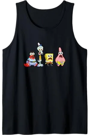 Spongebob Sponge Bob - Cast Group Stare Canotta