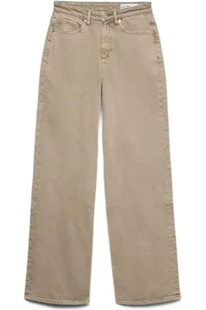 VERO MODA Vmtessa HR Straight Jeans Color Ga Noos, , 31W x 32L Donna