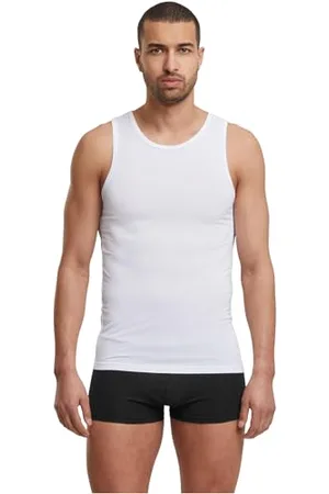 Urban classics Tb7685b-bamboo Basic Tank Top 2-Pack T-Shirt, , L Uomo