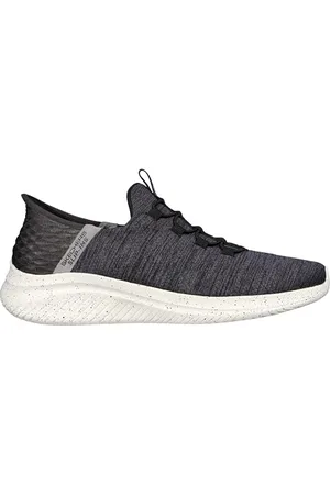 Skechers 232452 Nero, Scarpe da Ginnastica Uomo, Bordo in Rete Nera, 39.5 EU