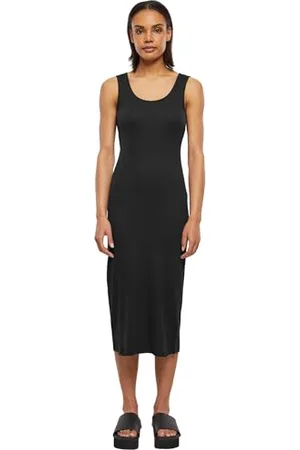 Urban classics Tb6190-ladies Rib Top Dress Vestito, , M Donna
