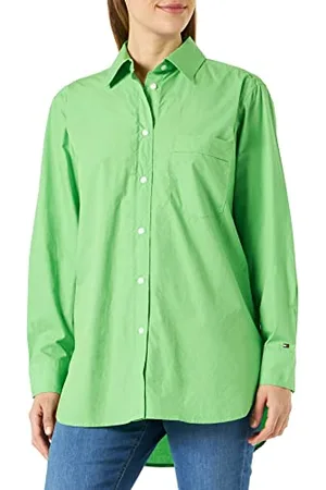 Tommy Hilfiger Blusa Donna 1985 Camicetta, (Spring Lime), 40