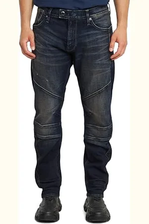 G-Star Uomo Moto Cross 3D Slim Jeans, (worn in mountainous desert destroyed D25364-C051-G753), 32W / 30L