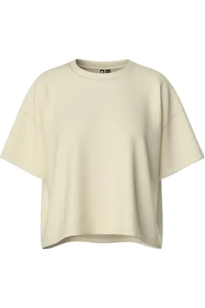 Pieces® Pcchilli Summer 2/4 Loose Sweat Noos Maglia di Tuta, White Pepper, M Donna