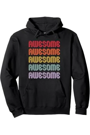 Awesome apparel Impressionante Felpa con Cappuccio