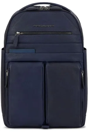 Piquadro Zaino porta PC, 15.6" in pelle