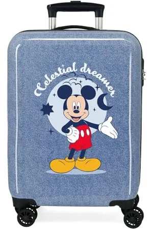 Disney Joumma Mickey & Minnie Valigia da cabina 38 x 55 x 20 cm Rigido 2 kg Chiusura a combinazione laterale ABS 2 kg 34 L Bagaglio a mano, , Taglia unica, Valigia cabina