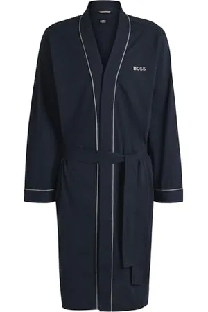 HUGO BOSS Kimono BM, Accappatoio, Uomo, (Dark Blue 404), XXL