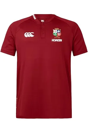 Canterbury Lions Poly Britannici e irlandesi Camicia, Dahlia Rossa, L Uomo