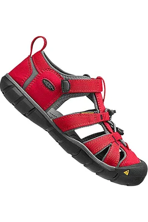 Keen Seacamp 2 CNX, Sandali, Unisex - Bambini e ragazzi, Rosso (Racing Red/Gargoyle), 19 EU