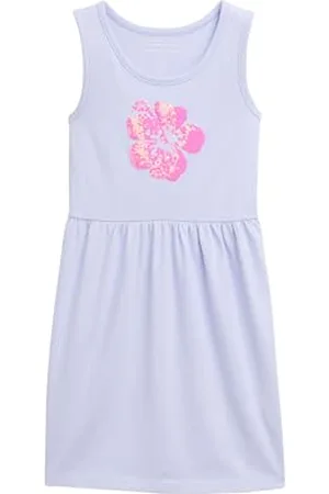 TOM TAILOR 1046300 Vestito, 35277-Happy Lilac, 116-122 cm Bambina