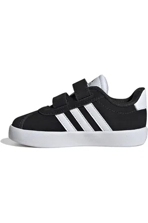 adidas VL Court 3.0 Shoes Infants, Scarpe Unisex-Bambini, Core Black/Cloud White/Core Black, 21 EU
