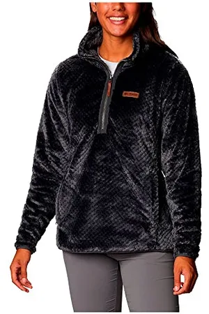 Columbia Fire Side Sherpa 1/4 Zip Shark LG