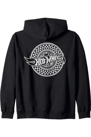 Hot Wheels Logo a scacchi Felpa con Cappuccio
