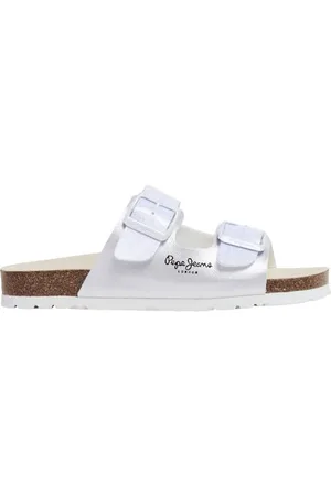 Pepe Jeans Oban Bay G, Sandalo Bambine e ragazze, Bianco (bianco sporco), 39 EU