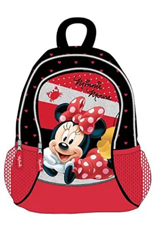 Disney Sac à dos Minnie 38x22x12cm fille, rouge, Taille unique