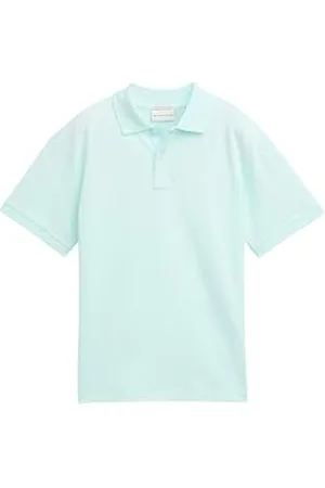 TOM TAILOR 1046388 Polo, 38233-Acqua sbiancata, 176 Bambini e Ragazzi