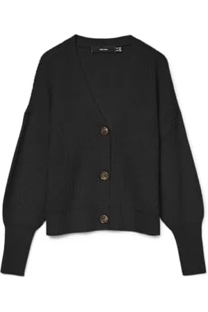 VERO MODA Vmlea Ls V-neck Cuff Cardigan Noos, Maglione Donna, , XL