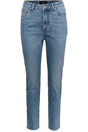 VERO MODA VMBRENDA HR Straight A Cut GU384 GA Noos Jeans, , 30W / 32L Donna