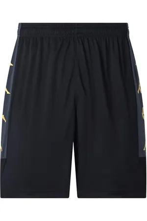 Kappa Pantaloncini sportivi, Uomo, Nero, Poliestere, Calcio, 4Football Gondo, Taglia: L
