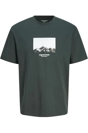 JACK & JONES Jorvesterbro Picture Tee SS Crew Neck SN T-Shirt, , S Uomo