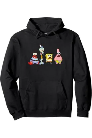 Spongebob Sponge Bob - Cast Group Stare Felpa con Cappuccio