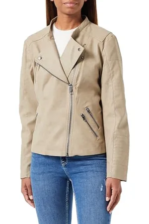 ONLY Onlava Faux Leather Biker Otw Noos, Giacca Donna, , 34