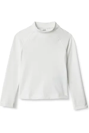 Amazon T-Shirt Rashguard a Manica Lunga Bambini e Ragazzi, , 6-7 Anni