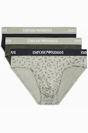 Emporio Armani 3-Pack Brief Mutande da Uomo, , Large