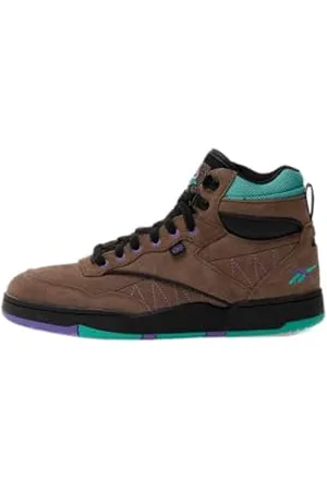 Reebok BB 4000 II Mid, Sneaker Unisex-Adulto, Brown/Black/UNLEASHEDGREEN, 42 EU