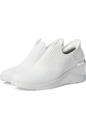 Skechers Womens A Zeppa Crecent, Bianco, 39.5 EU
