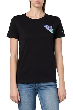 Champion Legacy Icons W-Regular Graphic S/S Crewneck T-Shirt, , M Donna