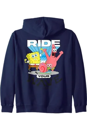 Spongebob Sponge Bob - Ride Your Wave Felpa con Cappuccio