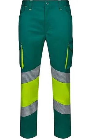 Velilla Pantaloni Stretch Bicolor Nastro Segmentato Lavoro, , 3XL Unisex-Adulto