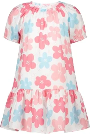Salt & Pepper BY KIDS PARK Girls Summer Dress Musselin Vestito da Gioco, , 128 Bambina