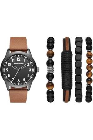 Skechers Orologio Analogico al Quarzo Uomo con Cinturino in Poliuretano SR9065