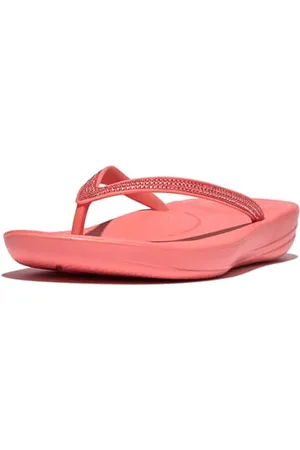 FitFlop Iqushion Sparkle, Infradito Donna, Rosa Corallo, 38 EU
