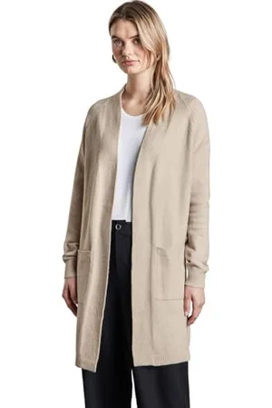 Street one A253896 Cardigan Lungo, Sheer Beige Mel, 48 Donna