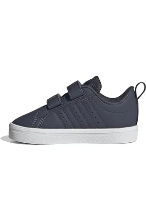 adidas VS Pace 2.0 Shoes Infants, Scarpe da Tennis Unisex-Bambini, Shadow Navy/Cloud White/Cloud White, 22 EU