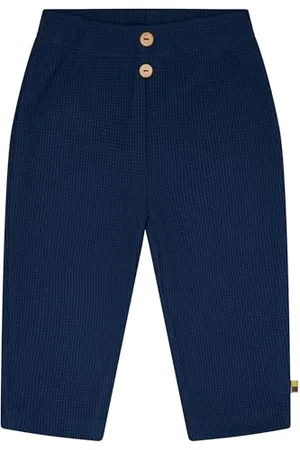 loud + proud Waffelstruktur, GOTS-Zertifiziert Pantaloni, , 110-116 Unisex-Bambini