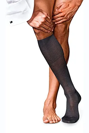 Falke No. 9 M Kh Cotone Al Ginocchio Tinta Unita, Calzini lunghi Uomo, , 45-46